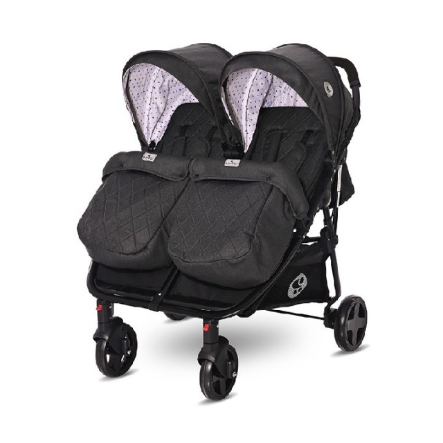 LORELLI KOLICA ZA BEBE DUO PLUS TORBA BLACK DOTS - Online Apoteka LORELLI KOLICA ZA BEBE DUO PLUS TORBA BLACK DOTS